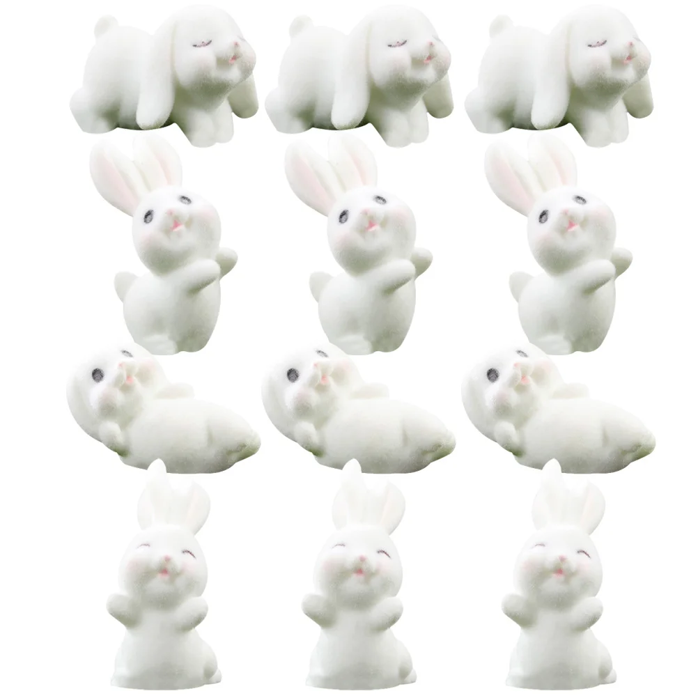 12pcs Easter Adorable Rabbit Decoration Desktop Cartoon Miniature Rabbit Ornament
12pcs Easter Adorable Rabbit Decoration Desktop Cartoon Miniature Rabbit Ornament