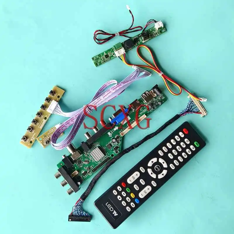 DVB LCD Monitor Screen Controller Board Fit M215H3 MT215DW01 USB AV RF LVDS 30 Pin HDMI-Compatible VGA 1920*1080 DIY Kit 21.5"
DVB LCD Monitor Screen Controller Board Fit M215H3 MT215DW01 USB AV RF LVDS 30 Pin HDMI-Compatible VGA 1920*1080 DIY Kit 21.5"