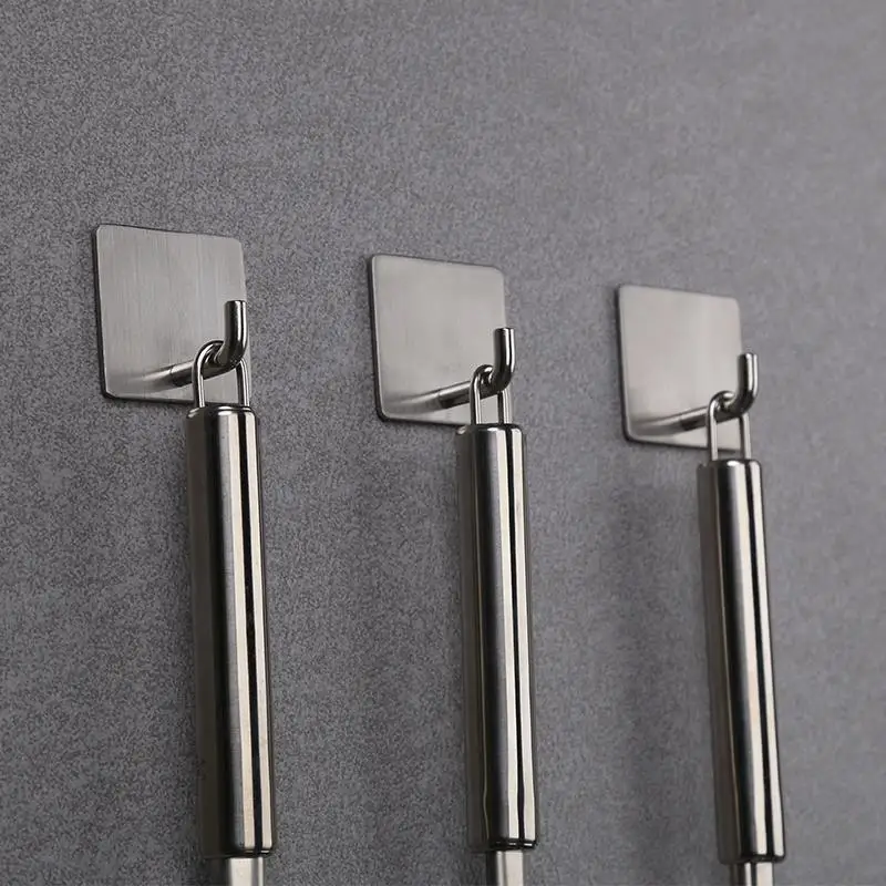 2pcs Stainless Self-Adhesive Hooks Waterproof Key Hanger Wall Decoration Items For Home Storage Holder
2pcs Stainless Self-Adhesive Hooks Waterproof Key Hanger Wall Decoration Items For Home Storage Holder
