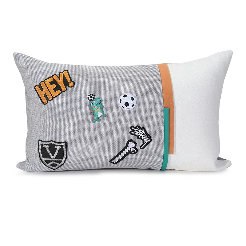 Luxury Simple Cushion Cover Decorative Embroidery Letter Sofa Pillowcase for Living Room Office Home Decor Children Cushions
Luxury Simple Cushion Cover Decorative Embroidery Letter Sofa Pillowcase for Living Room Office Home Decor Children Cushions