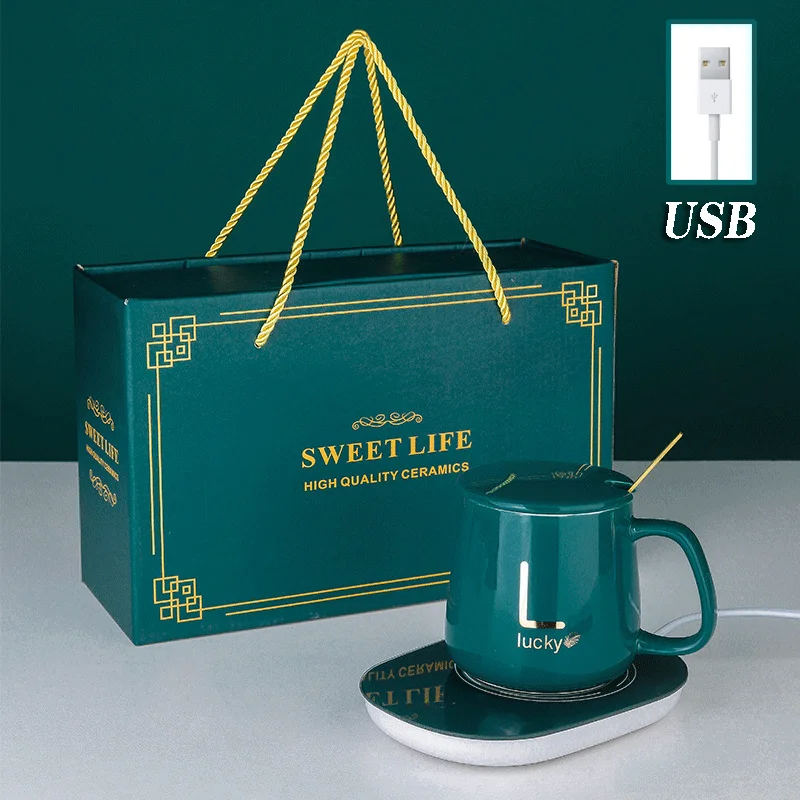 Ceramics Mugs Coffee Cup USB Coaster Warmer Pad Constant Temperature Heating Electric Mat Set Milk Tea Water Home Office Gift
Ceramics Mugs Coffee Cup USB Coaster Warmer Pad Constant Temperature Heating Electric Mat Set Milk Tea Water Home Office Gift