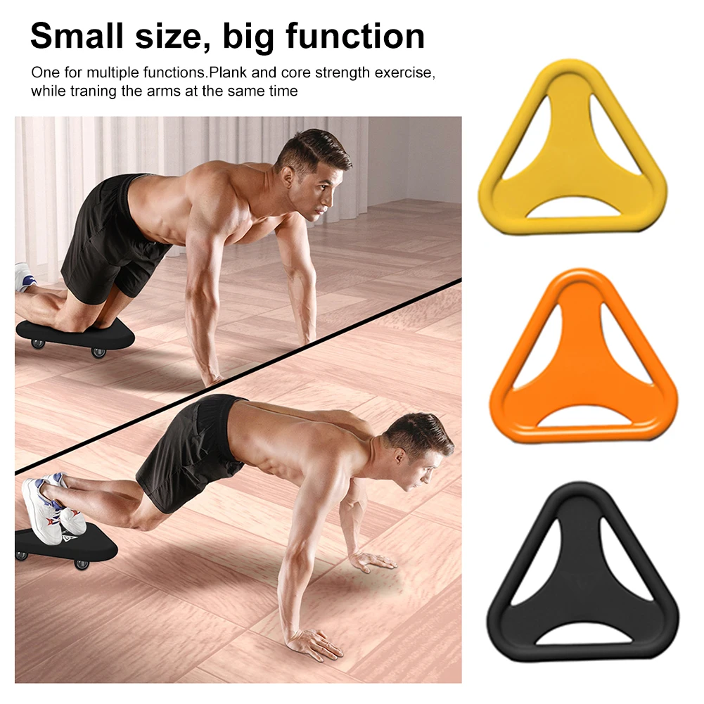 Fitness Ab Roller with Universal Caster Wheel Triangle Abs Workout Core Training Wheel Equipment for Home Fitness Core Strength
Fitness Ab Roller with Universal Caster Wheel Triangle Abs Workout Core Training Wheel Equipment for Home Fitness Core Strength