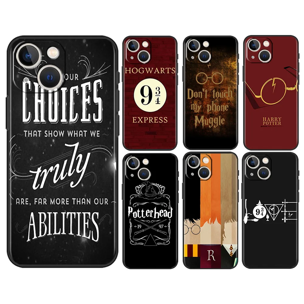 P-potters handsome For iPhone 14 13 12 11 Pro Max Mini XS Max X XR 7 8 Plus 5S Silicone Black Shell Phone Case
P-potters handsome For iPhone 14 13 12 11 Pro Max Mini XS Max X XR 7 8 Plus 5S Silicone Black Shell Phone Case