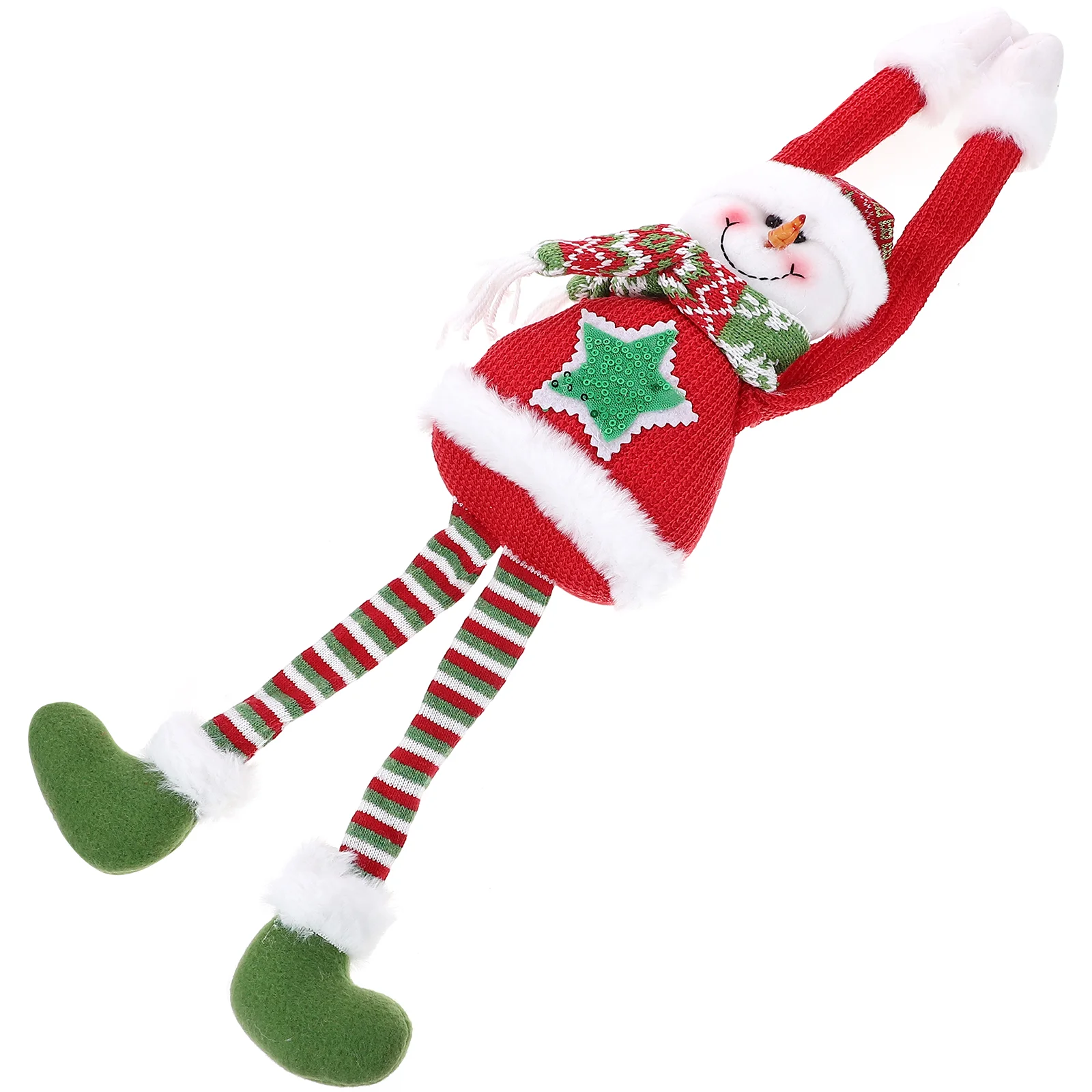 Snowmen Door Knob Hanger Soft Plush Long Arm Snowman Christmas Tree Hanging Ornament
Snowmen Door Knob Hanger Soft Plush Long Arm Snowman Christmas Tree Hanging Ornament