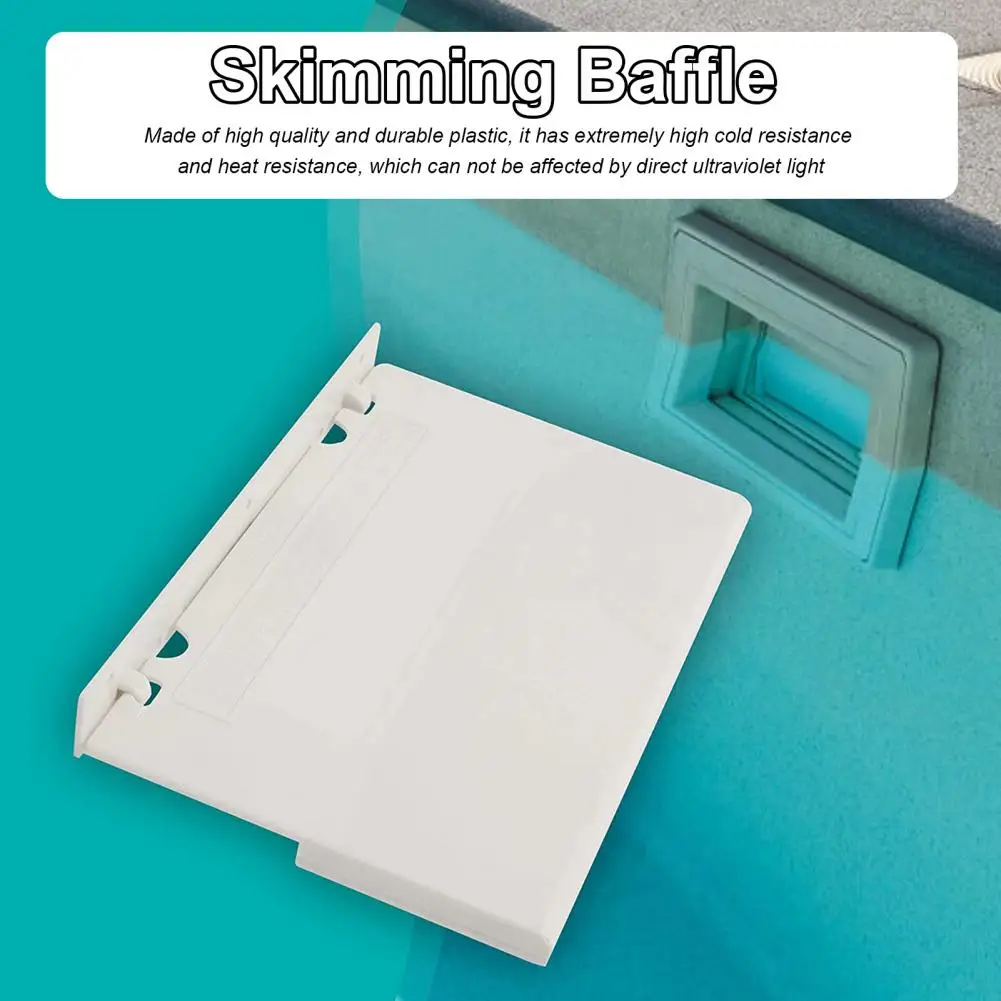 Skimmer Door Flap Weir Baffle Durable PVC Easy Installation Swimming Pool Accessories Skimmer Baffle Skimmer Weir Baffle
Skimmer Door Flap Weir Baffle Durable PVC Easy Installation Swimming Pool Accessories Skimmer Baffle Skimmer Weir Baffle