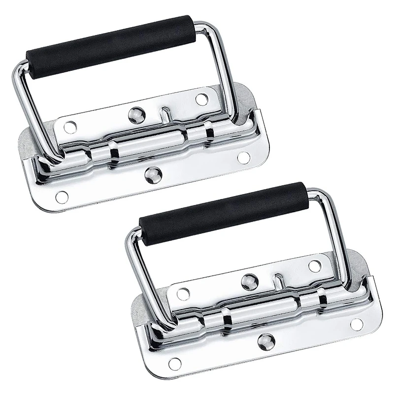 2Pcs 304 Stainless Steel Spring Handle Prop Box Tool Aluminum Box Handle Activity Handle Folding Industrial Handle
2Pcs 304 Stainless Steel Spring Handle Prop Box Tool Aluminum Box Handle Activity Handle Folding Industrial Handle