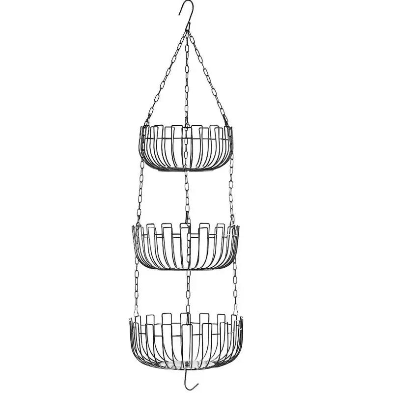Hangings Fruit Basket Wall Mounted Hanging Storage Box Detachable Tiered Fruit Holder For Home & Kitchen Accessories Tool
Hangings Fruit Basket Wall Mounted Hanging Storage Box Detachable Tiered Fruit Holder For Home & Kitchen Accessories Tool