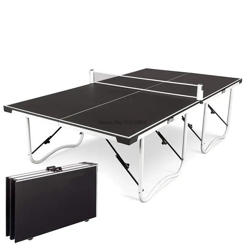 

Portable Home Folding Portable Indoor With Wheels Standard Table Tennis Tables Medium Density Fiberboard ,Table size 2750*1530mm