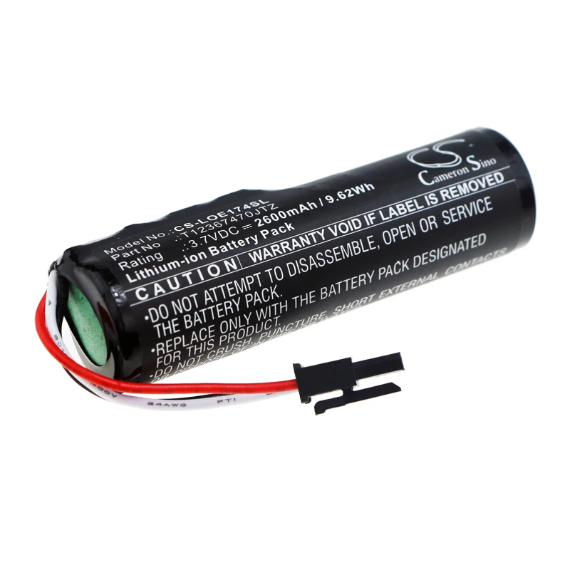 CS 2600mAh / 9.62Wh battery for Logitech 1749LZ0PSAS8, 884-000741, 984-000967, Ultimate Ears Blast T12367470JTZ
CS 2600mAh / 9.62Wh battery for Logitech 1749LZ0PSAS8, 884-000741, 984-000967, Ultimate Ears Blast T12367470JTZ