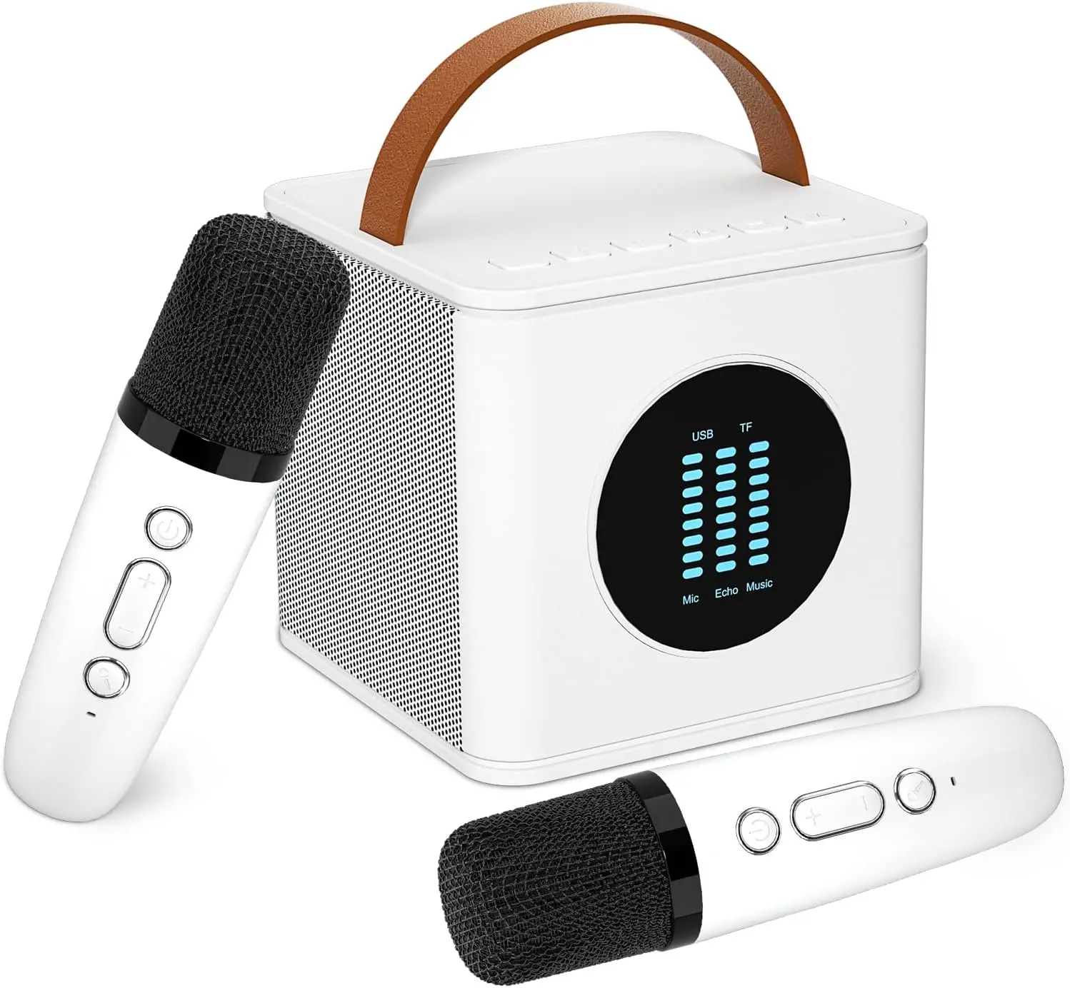 HiFi Quality Mini Bluetooth Speaker With Wireless Mic Integrated Set Outdoor Portable Children's Karaoke Sound Box Caixa De som
HiFi Quality Mini Bluetooth Speaker With Wireless Mic Integrated Set Outdoor Portable Children's Karaoke Sound Box Caixa De som