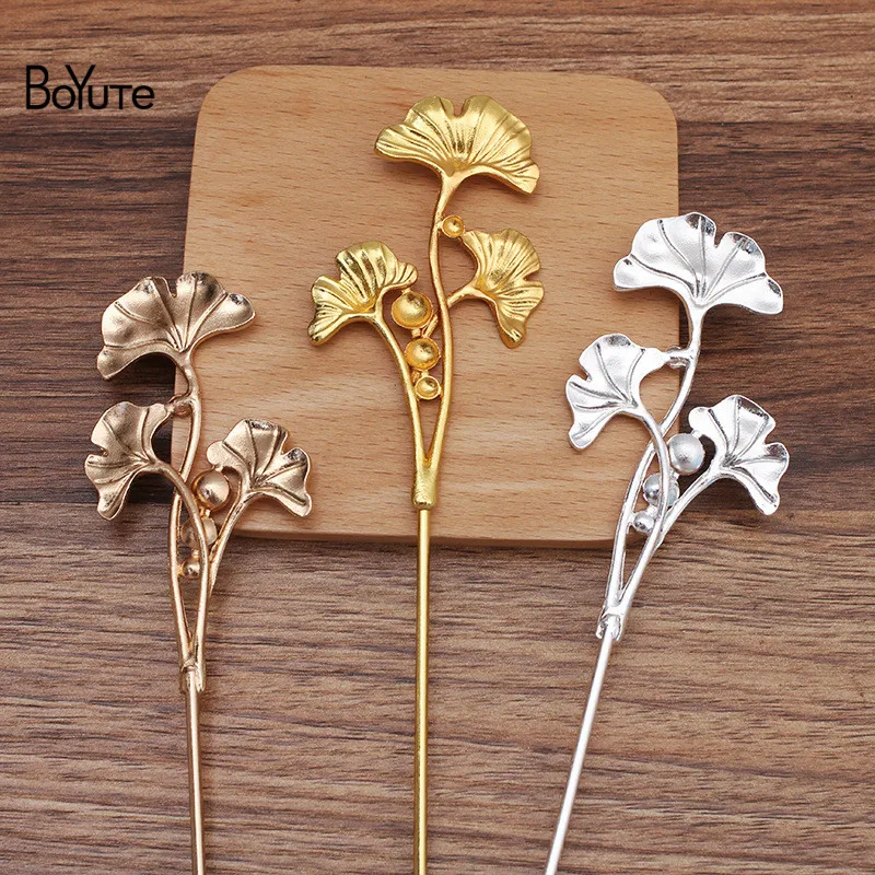BoYuTe (5 Pieces/Lot) 48*90MM Alloy Ginkgo Leaves Hair Stick Vintage Hair Accessories Diy Handmade Jewelry Materials
BoYuTe (5 Pieces/Lot) 48*90MM Alloy Ginkgo Leaves Hair Stick Vintage Hair Accessories Diy Handmade Jewelry Materials