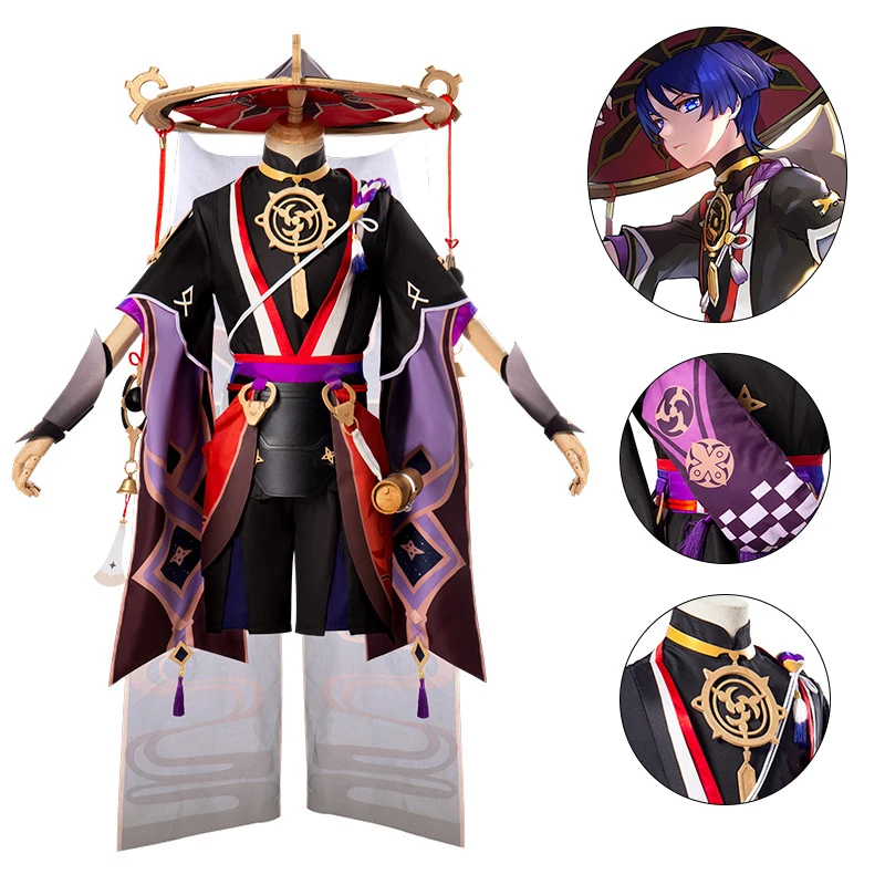 Scaramouche Cosplay Game Genshin Impact Costume Hat Shoes Wig Anime Halloween Genshin Cosplay Scaramouche Costume for Men
Scaramouche Cosplay Game Genshin Impact Costume Hat Shoes Wig Anime Halloween Genshin Cosplay Scaramouche Costume for Men