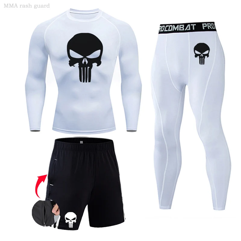 Man Compression tights Thermal Underwear Winter Workout Base Layer Skull T-Shirt Fitness Leggings rash guard Male Sportswear 4XL
Man Compression tights Thermal Underwear Winter Workout Base Layer Skull T-Shirt Fitness Leggings rash guard Male Sportswear 4XL