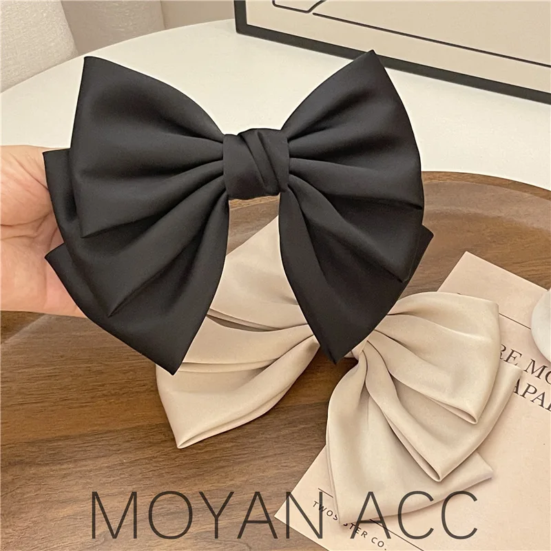Black big bow hairpin women's back head hairpin hair ornament headdress side clip top clip new
Black big bow hairpin women's back head hairpin hair ornament headdress side clip top clip new