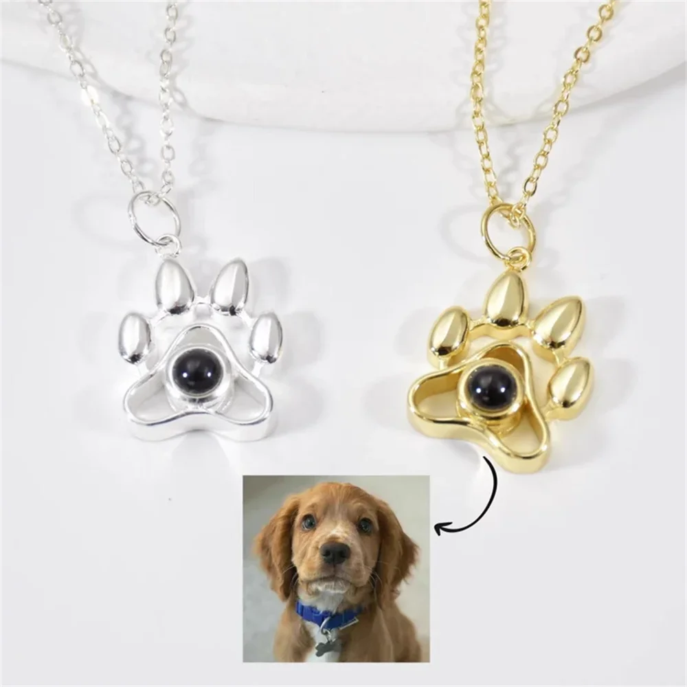 Personalized Customized Projection Photo Necklace Dog Paw Pendant Necklace For Men Women Charm Choker Necklace Christmas Gift
Personalized Customized Projection Photo Necklace Dog Paw Pendant Necklace For Men Women Charm Choker Necklace Christmas Gift