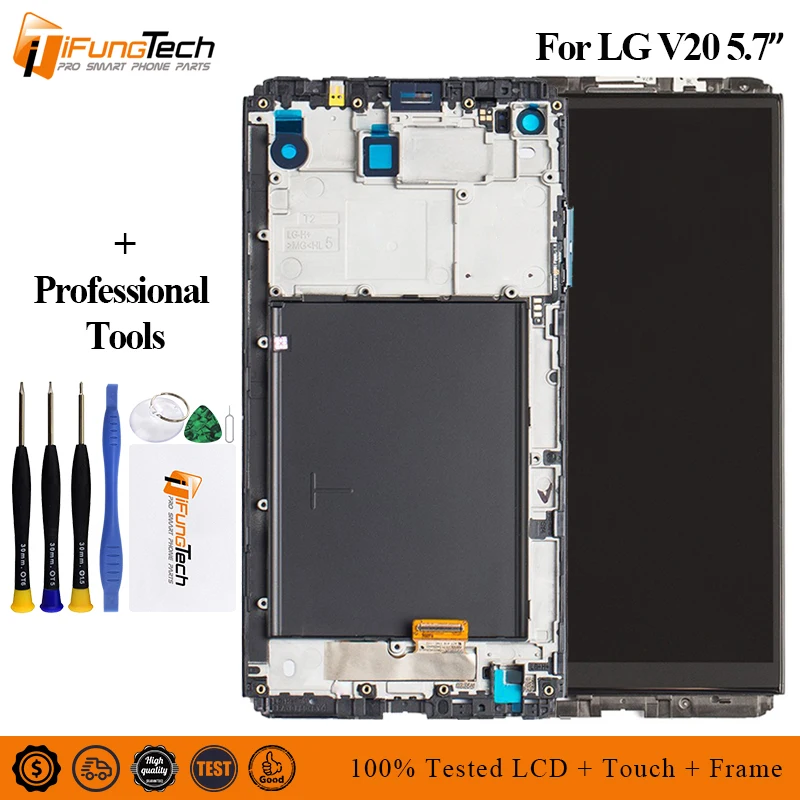 Новый ЖК-дисплей 5,7 дюйма для LG V20, H990N, H990DS, H910, H918, сенсорный экран с рамкой для LG LS997, US996, VS995, H990T, дигитайзер в сборе
Новый ЖК-дисплей 5,7 дюйма для LG V20, H990N, H990DS, H910, H918, сенсорный экран с рамкой для LG LS997, US996, VS995, H990T, дигитайзер в сборе