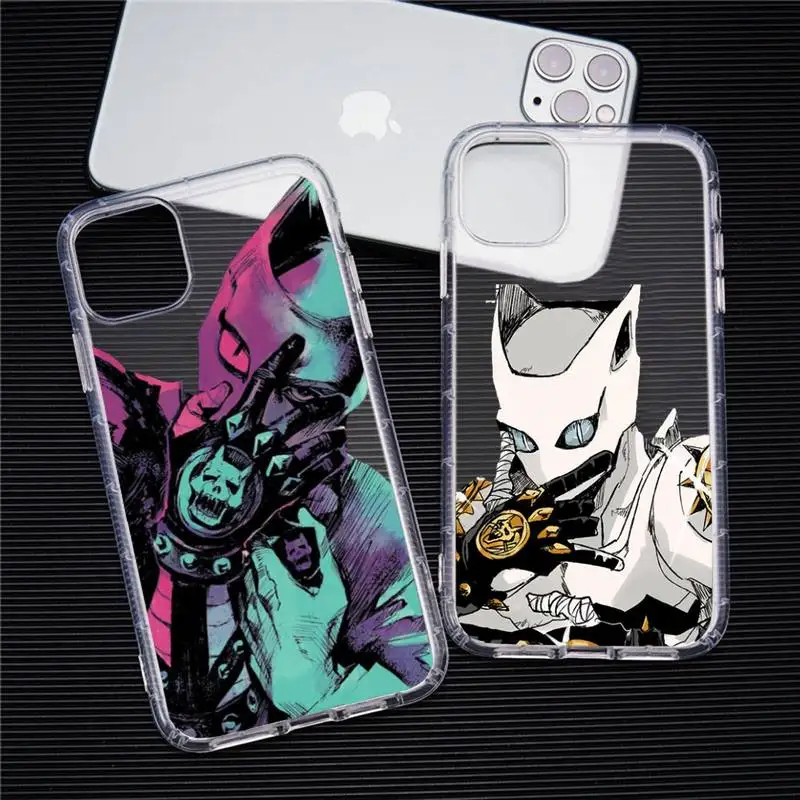 Killer Queen Yoshikage Kira Jojo Phone Case Transparent soft For iphone 12 11 13 7 8 6 s plus x xs xr pro max mini
Killer Queen Yoshikage Kira Jojo Phone Case Transparent soft For iphone 12 11 13 7 8 6 s plus x xs xr pro max mini