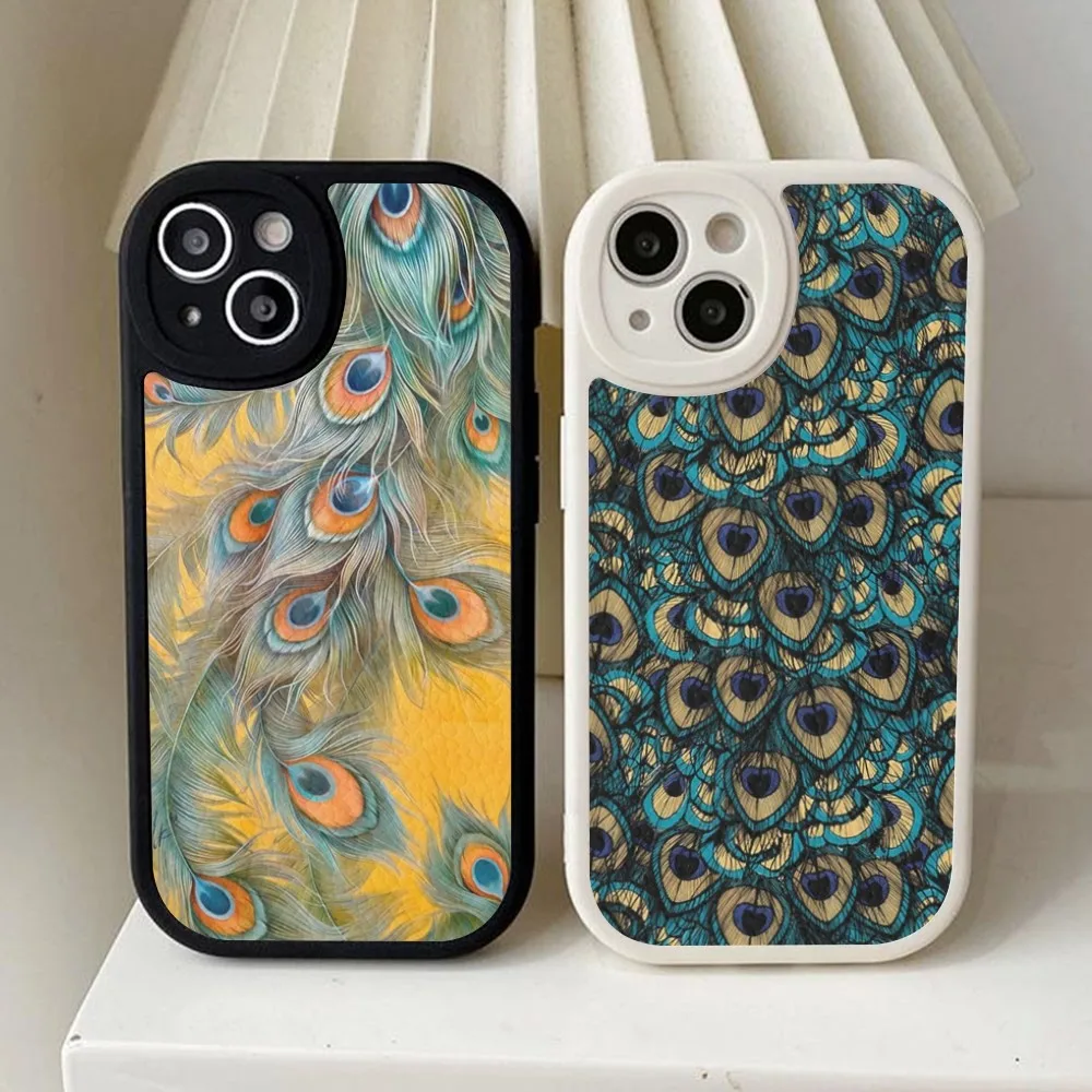 Peacock Feather Phone Case Hard Leather For IPhone 14 13 12 Mini 11 14 Pro Max Xs X Xr 7 8 Plus Fundas
Peacock Feather Phone Case Hard Leather For IPhone 14 13 12 Mini 11 14 Pro Max Xs X Xr 7 8 Plus Fundas