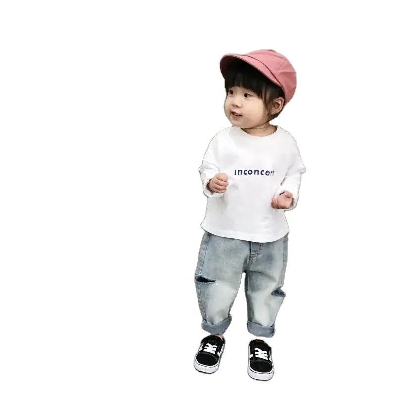 Factory custom children's bottoming shirt cotton spring and autumn Korean children's casual tops
Factory custom children's bottoming shirt cotton spring and autumn Korean children's casual tops
