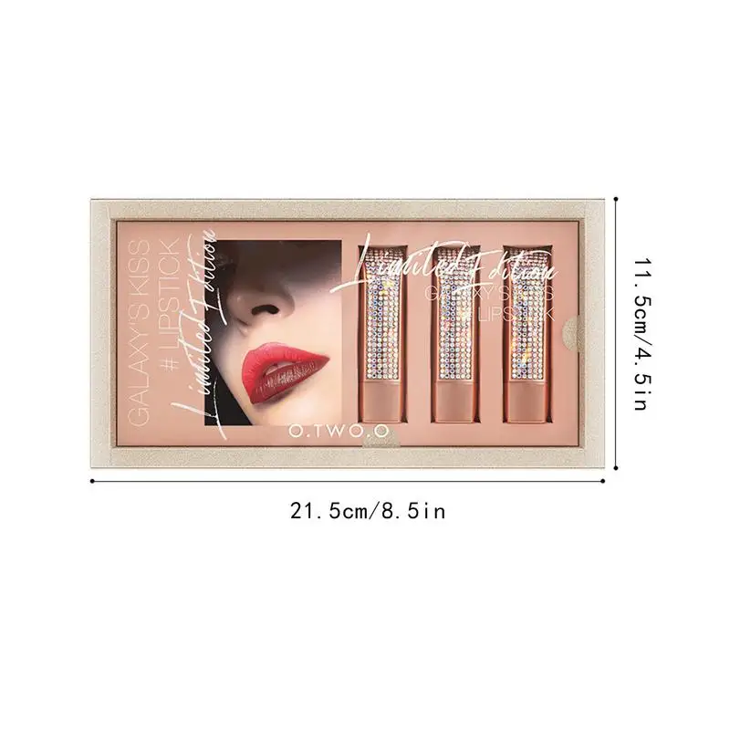 3 Pcs Matte Lipstick Set Waterproof Dark Sweet Long lasting Women Lipstick Set Sexy Looking Girls Women Makeup Set
3 Pcs Matte Lipstick Set Waterproof Dark Sweet Long lasting Women Lipstick Set Sexy Looking Girls Women Makeup Set