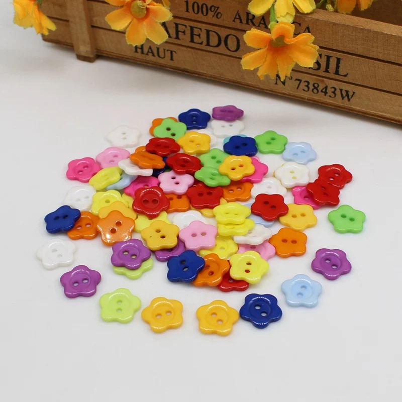 50/100pcs 15MM Mix Colors Flower Plastic Buttons DIY Cartoon buttons Plastic buttons Children's clothing sewing
50/100pcs 15MM Mix Colors Flower Plastic Buttons DIY Cartoon buttons Plastic buttons Children's clothing sewing