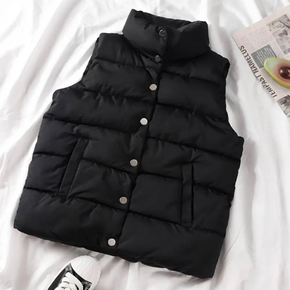 New Arrival 2020 Autumn Winter Women Vest Cotton-padded Short Waistcoat Plus Size Sleeveless Outwear Female Casual Parka Mujer
New Arrival 2020 Autumn Winter Women Vest Cotton-padded Short Waistcoat Plus Size Sleeveless Outwear Female Casual Parka Mujer