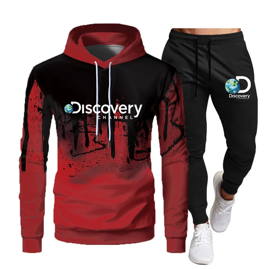 Mens Hoodies Set Discovery Channel splash ink Slim fit Men Tracksuits Sets 2 Pieces+Pants Jogging Gyms Sportswear suit Male Tops
Mens Hoodies Set Discovery Channel splash ink Slim fit Men Tracksuits Sets 2 Pieces+Pants Jogging Gyms Sportswear suit Male Tops