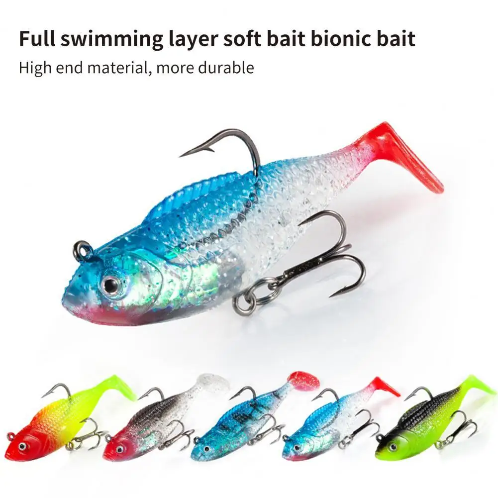 7cm/14g Vivid Fishing Bait With Lead Sequin Design Soft Bait With Treble Hook for Angling
7cm/14g Vivid Fishing Bait With Lead Sequin Design Soft Bait With Treble Hook for Angling