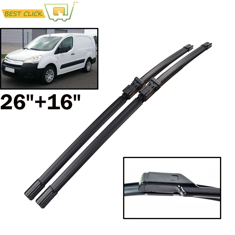 Misima 26 "16" стеклоочиститель переднего стекла для Citroen Berlingo 2009 2010 2011 2012 2013 2014 2015 2016 для Peugeot Partner II
Misima 26 "16" стеклоочиститель переднего стекла для Citroen Berlingo 2009 2010 2011 2012 2013 2014 2015 2016 для Peugeot Partner II
