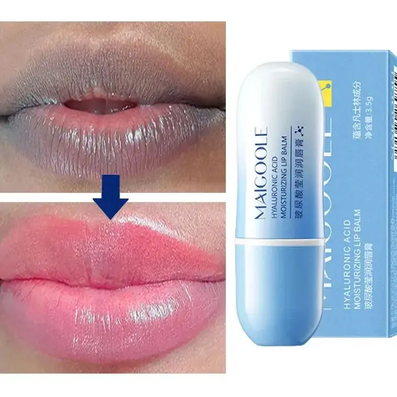 

Lip Balm Hyaluronic Acid Remove Dark Whitening Moisturizing Cream Exfoliating Dead Skin Lightening Pigment Lip Care Health