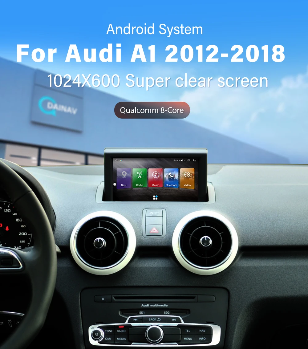 Android 11 AUTO Car Stereo For AUDI A1 Q3 2010 2011 2012-2018 car video players Head Unit radio tape recorder GPS navigation
Android 11 AUTO Car Stereo For AUDI A1 Q3 2010 2011 2012-2018 car video players Head Unit radio tape recorder GPS navigation