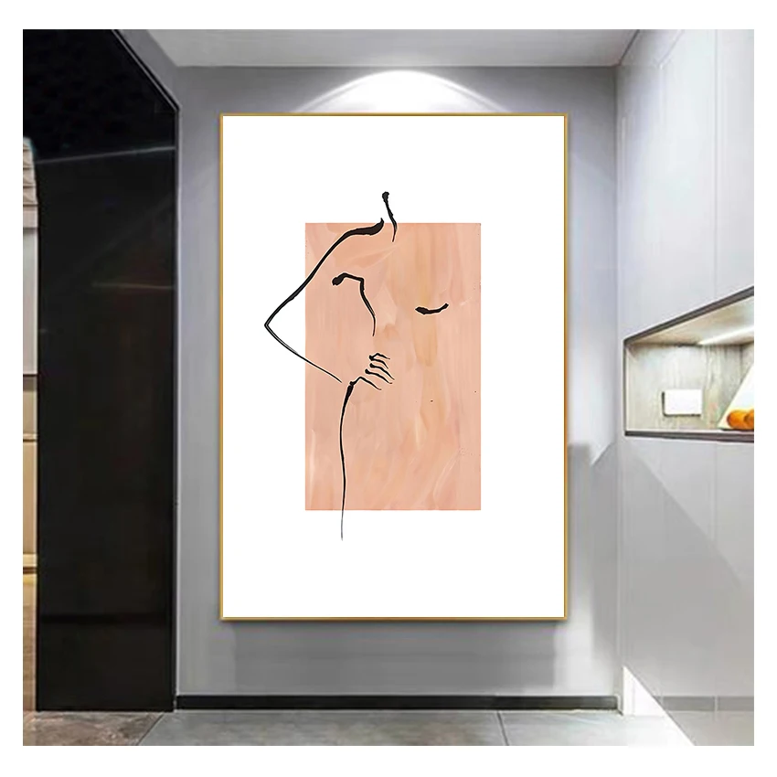 Abstract Woman Line Drawing Painting Prints Black Beige Neutral Wall Art Picture Modern Minimalist Art Poster Bedroom Home Decor
Abstract Woman Line Drawing Painting Prints Black Beige Neutral Wall Art Picture Modern Minimalist Art Poster Bedroom Home Decor