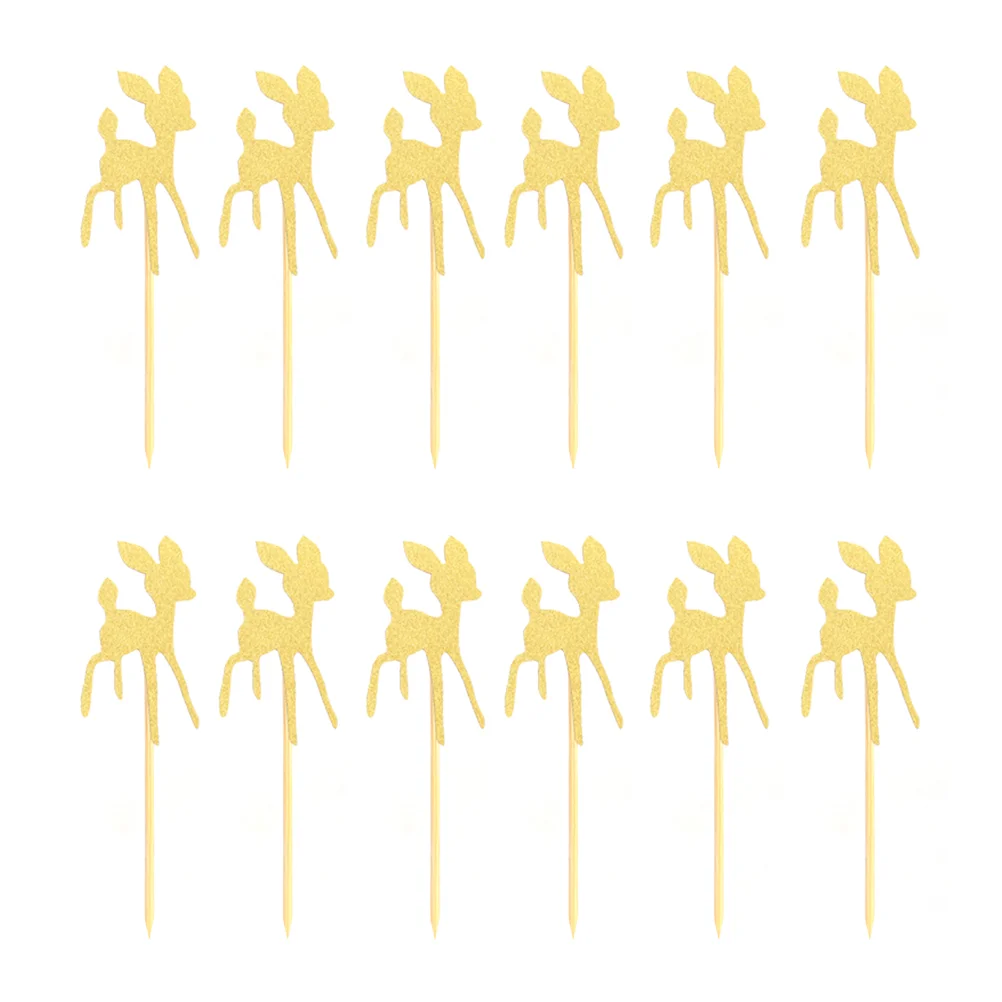 Cupcake Toppers Cake Christmas Deer Decorations Picks Wedding Holiday Glitter Reindeer Decorative Paper
Cupcake Toppers Cake Christmas Deer Decorations Picks Wedding Holiday Glitter Reindeer Decorative Paper