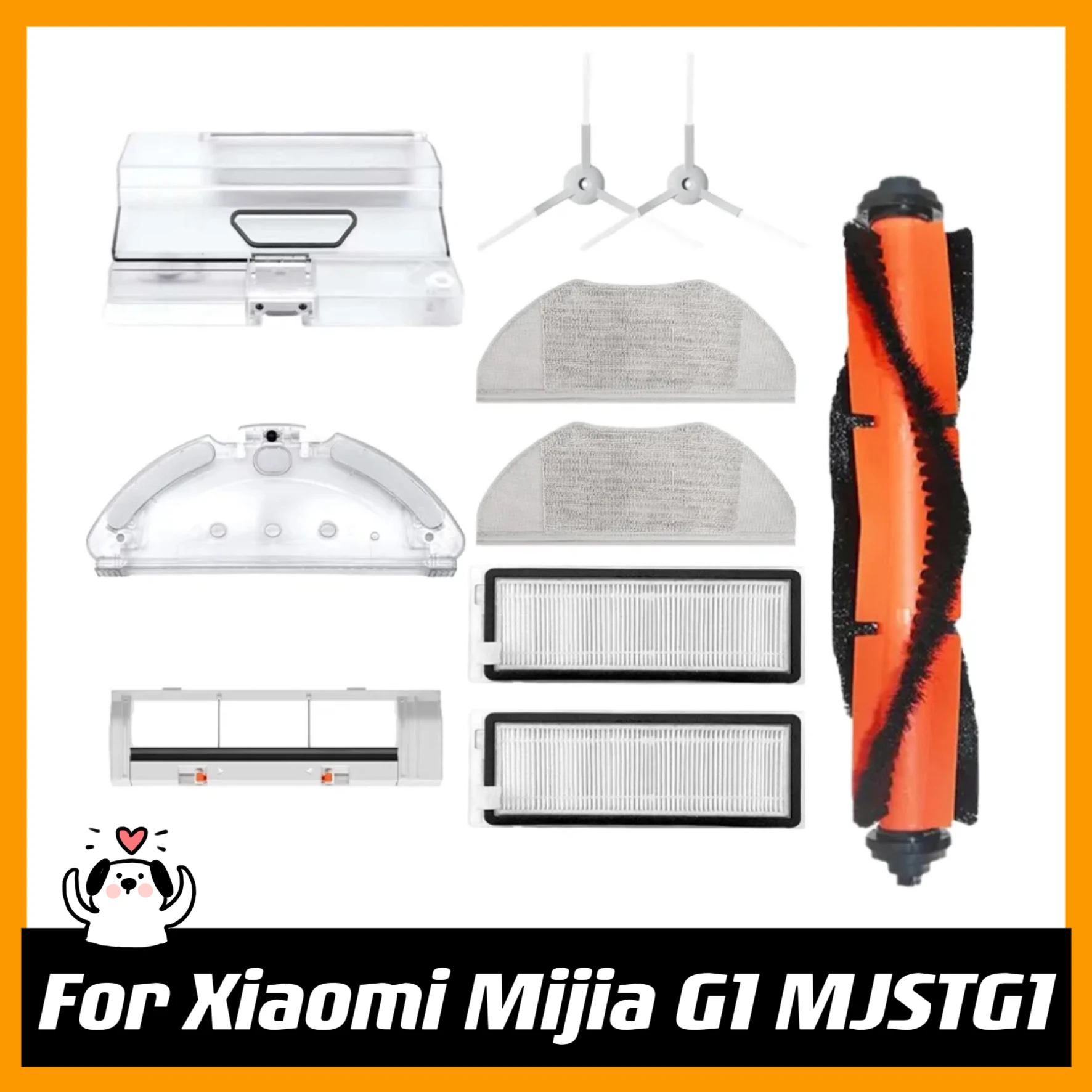 For Xiaomi Mijia G1 MJSTG1 Robot Vacuum Essential Main Rolling Brush Side Brush Hepa Filter Mop Cloth Water Tank Dust Box Parts
For Xiaomi Mijia G1 MJSTG1 Robot Vacuum Essential Main Rolling Brush Side Brush Hepa Filter Mop Cloth Water Tank Dust Box Parts