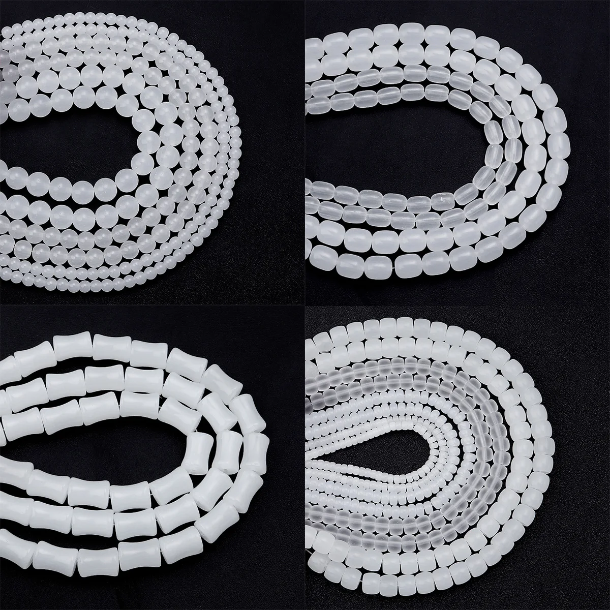 Glass Primary White/Transparent Color Beads Droplet Shape/Tubbiness Loose Beads For Jewelry DIY Making Bracelet Accessories
Glass Primary White/Transparent Color Beads Droplet Shape/Tubbiness Loose Beads For Jewelry DIY Making Bracelet Accessories