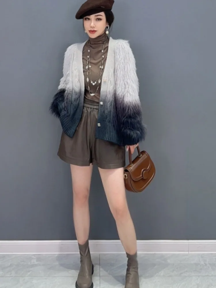 URIOR 2023 Autumn Winter New Knited Color Block Cardigan Coat Tassel Versatile Knitted Coat Top Casual Women Outwear
URIOR 2023 Autumn Winter New Knited Color Block Cardigan Coat Tassel Versatile Knitted Coat Top Casual Women Outwear