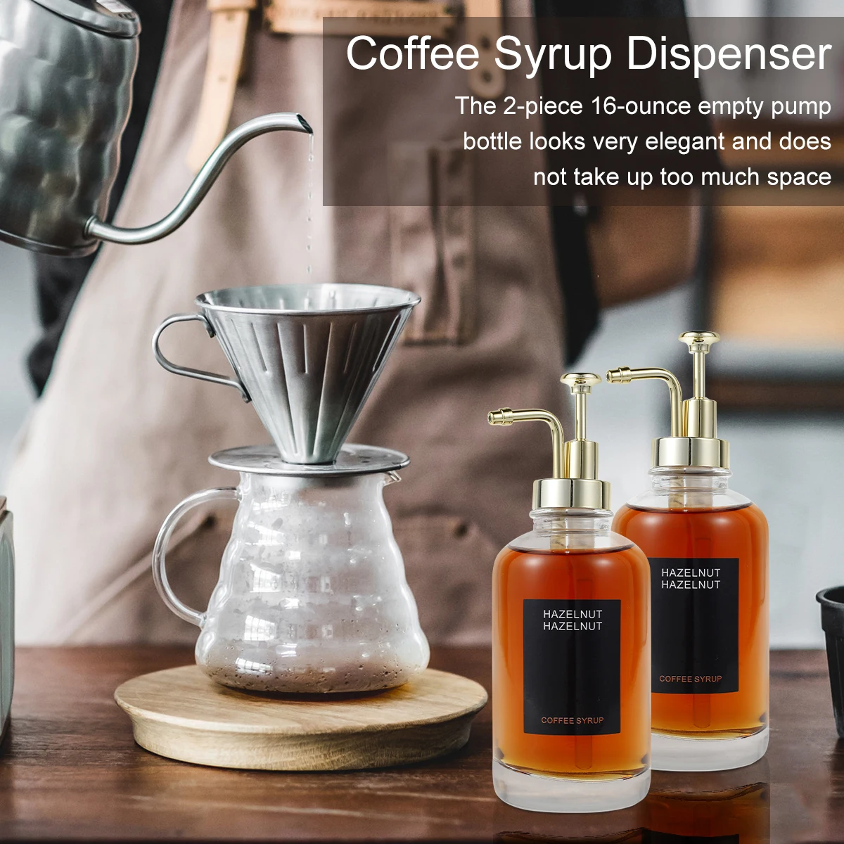 2pcs Coffee Syrup Dispenser Set 500ml Portable Minimalist Clear Kitchen Containers Bottle Easy Use Bottle
2pcs Coffee Syrup Dispenser Set 500ml Portable Minimalist Clear Kitchen Containers Bottle Easy Use Bottle