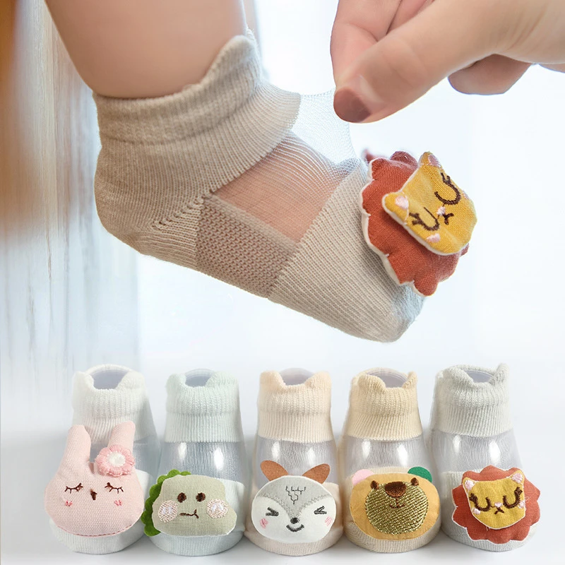 Cute Cartoon Animal Baby Socks Breathable Thin Mesh Socks for Boys Girls 3D Doll Socks for 0-3Y Newborn Infant Toddler Socks 
Cute Cartoon Animal Baby Socks Breathable Thin Mesh Socks for Boys Girls 3D Doll Socks for 0-3Y Newborn Infant Toddler Socks
