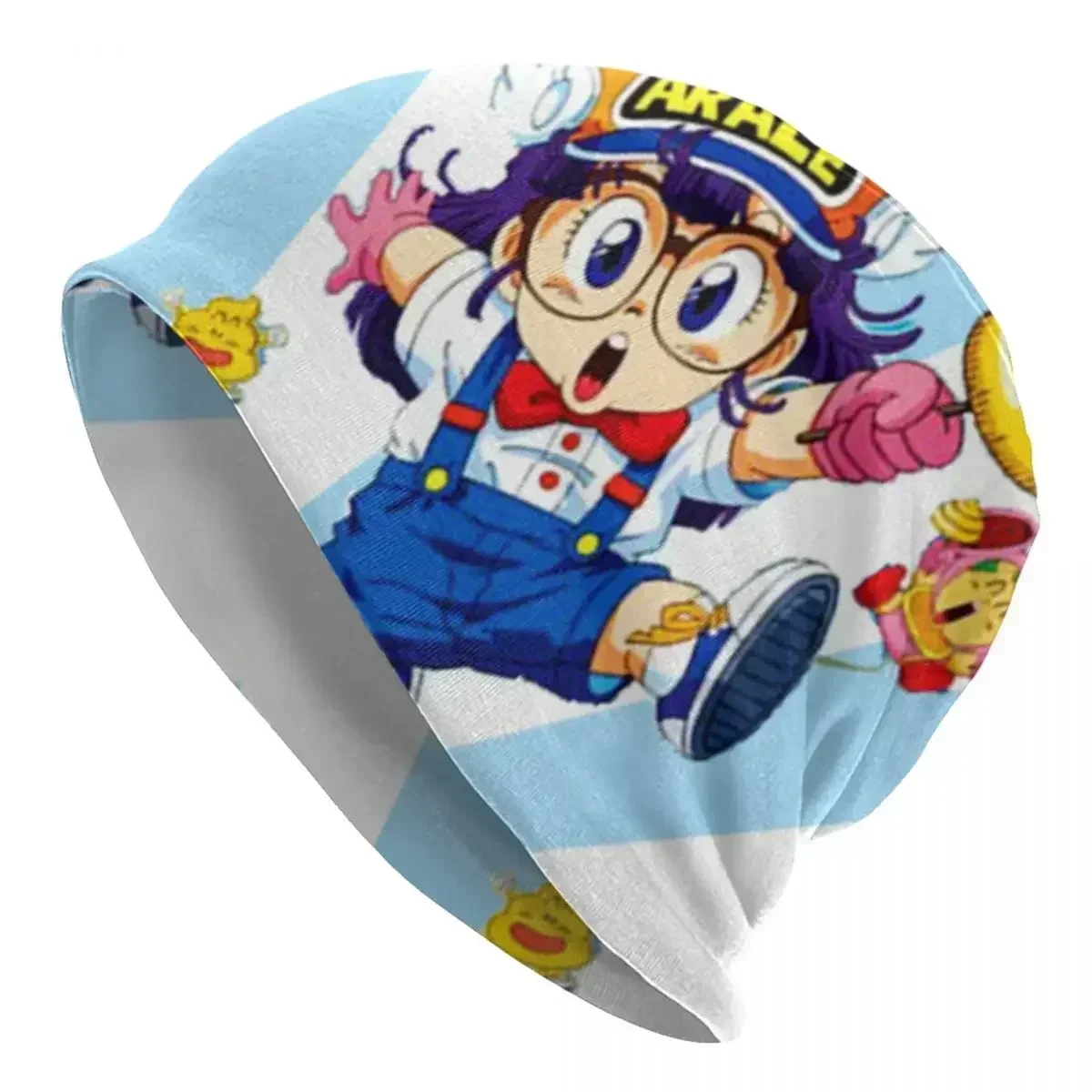 Arale Unchi-kun мужские и женские взрослые облегающие шапки вязаная шапочка шапка