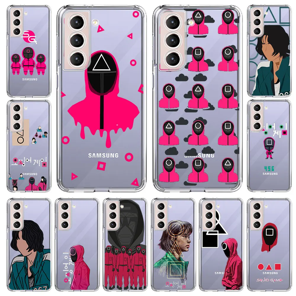 Squid Game New Gift Phone Case For Samsung Galaxy S20 FE S21 S10 Plus S10E Note 20 Ultra 10 Lite M31 M32 M22 M02 Silicone Cover
Squid Game New Gift Phone Case For Samsung Galaxy S20 FE S21 S10 Plus S10E Note 20 Ultra 10 Lite M31 M32 M22 M02 Silicone Cover