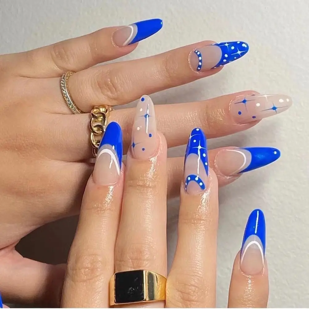 24pcs/Box Detachable Almond False Nail Wearable French Stiletto Fake Nails Full Cover Nail Tips Press On Nail Women Fashion Nail
24pcs/Box Detachable Almond False Nail Wearable French Stiletto Fake Nails Full Cover Nail Tips Press On Nail Women Fashion Nail