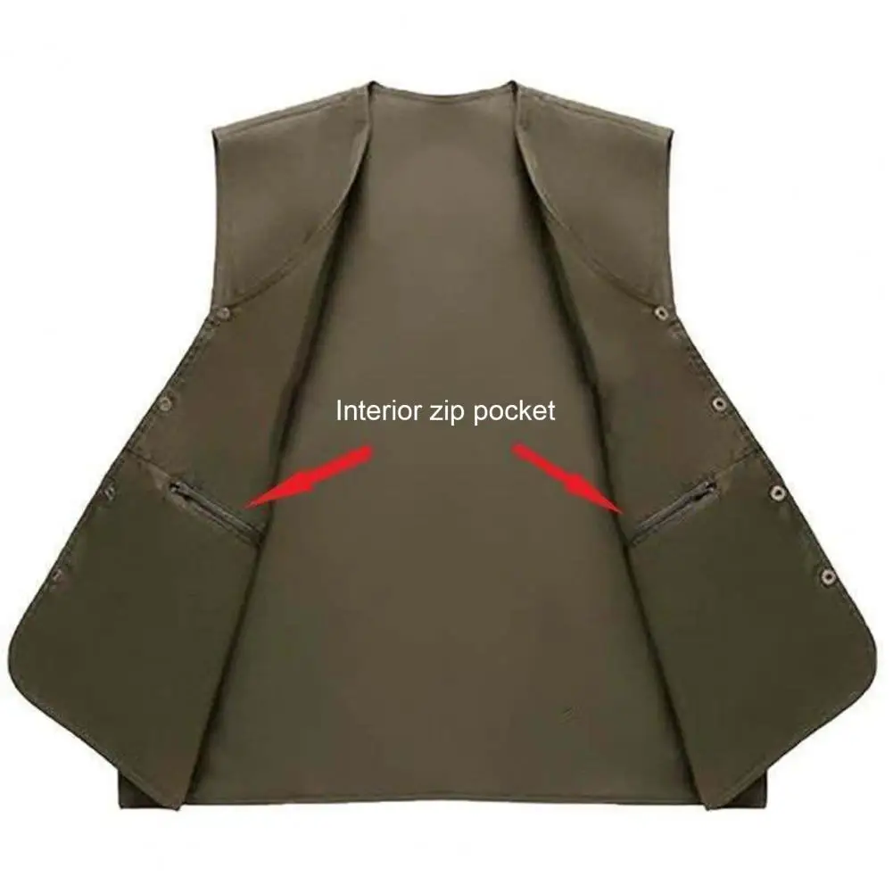 Men Work Vest Plus Size Relaxed Fit Inner Pockets Overall Vest Jacket V Neck Autumn Winter Men Vest Jacket for Hunting
Men Work Vest Plus Size Relaxed Fit Inner Pockets Overall Vest Jacket V Neck Autumn Winter Men Vest Jacket for Hunting