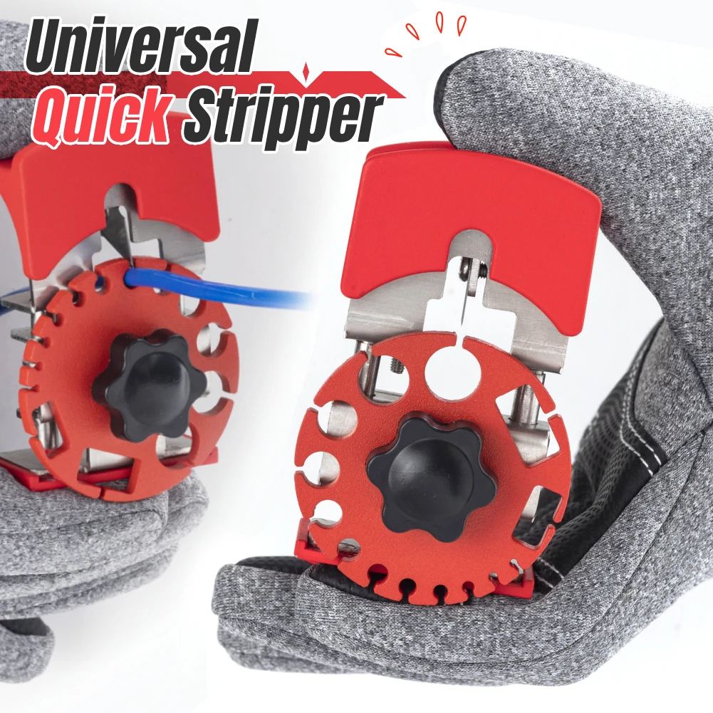 1PC Universal Handheld Quick Stripper Free 2 Blade Electric Wire Demolisher Portable Stripper Multi-Tool Wire Cable Cutter
1PC Universal Handheld Quick Stripper Free 2 Blade Electric Wire Demolisher Portable Stripper Multi-Tool Wire Cable Cutter