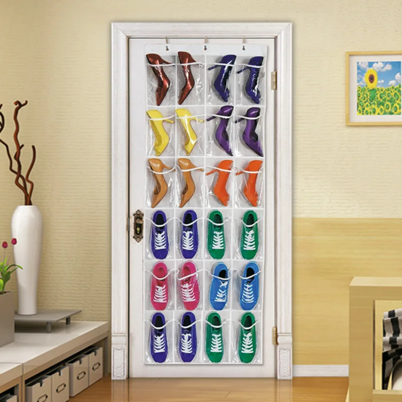 24Lattice Door Back Shoes Storage Hanging Bag Household Goods Finishing Bag PVC Door Back Storage Bag Wholesale Big Capacity
24Lattice Door Back Shoes Storage Hanging Bag Household Goods Finishing Bag PVC Door Back Storage Bag Wholesale Big Capacity