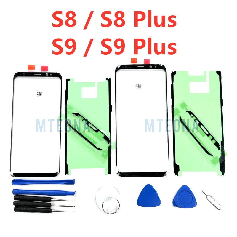 LCD Front Glass Panel For Samsung Galaxy S8 S9 Plus S8+ Display External Touch Screen Outer Lens Replacement Adhesive Pad Tools
LCD Front Glass Panel For Samsung Galaxy S8 S9 Plus S8+ Display External Touch Screen Outer Lens Replacement Adhesive Pad Tools