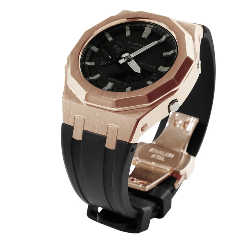 DIY Mod Kit for Casioak GA2100 GAB2100 Modification Kit Bezel Emery Frosted Case Rubber Band for GA-2100 Metal Bezel
DIY Mod Kit for Casioak GA2100 GAB2100 Modification Kit Bezel Emery Frosted Case Rubber Band for GA-2100 Metal Bezel