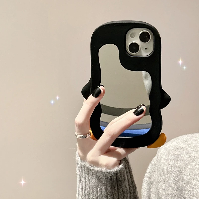 3D черный чехол для телефона с пингвином для IPhone 14Pro Max 13Plus 12 11 X XR/XS INS стильный зеркальный макияж силиконовый ударопрочный чехол для телефона
3D черный чехол для телефона с пингвином для IPhone 14Pro Max 13Plus 12 11 X XR/XS INS стильный зеркальный макияж силиконовый ударопрочный чехол для телефона