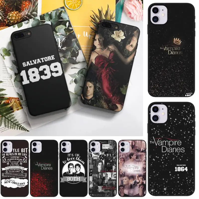 The Vampire Diaries Black TPU Silicone Soft Phone Case Fundas Shell Cover For Iphone 6 6s 7 8 Plus Xr X Xs 11 12 13 Mini Pro Max
The Vampire Diaries Black TPU Silicone Soft Phone Case Fundas Shell Cover For Iphone 6 6s 7 8 Plus Xr X Xs 11 12 13 Mini Pro Max