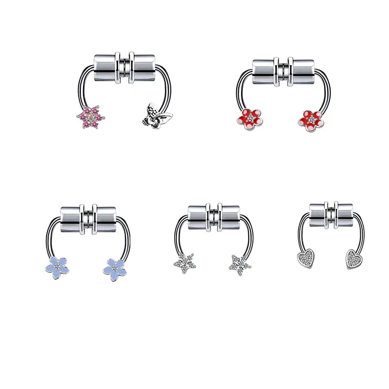 New U Shaped Stainless Steel Fake Nose Ring Hip Hoop Septum Rock Magnet Nose Piercing Punk Piercing Body Jewelry
New U Shaped Stainless Steel Fake Nose Ring Hip Hoop Septum Rock Magnet Nose Piercing Punk Piercing Body Jewelry