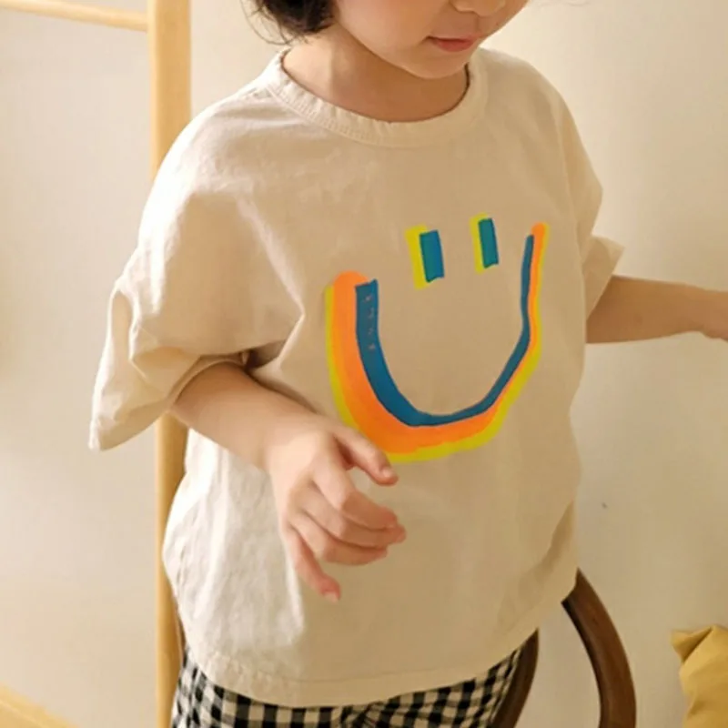 2022 Children's Summer Top lLoose Simple Boys And Girls Cartoon Printing Casual Cotton Short Sleeved T-Shirt Casual Kids Clothes
2022 Children's Summer Top lLoose Simple Boys And Girls Cartoon Printing Casual Cotton Short Sleeved T-Shirt Casual Kids Clothes